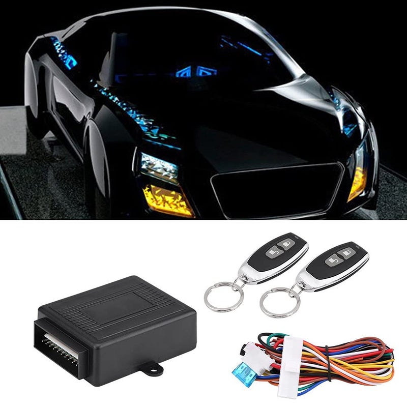 Aramox Universal Car Remote Central Door Lock Kit, Keyless Entry System with Remote Control - Image 2